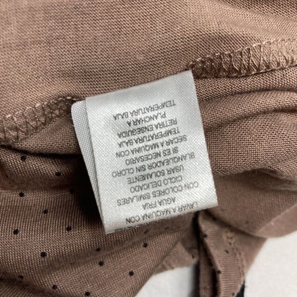 French Laundry Button Up Sleeveless Top Petite Medium w/Curved or Extended Hem - Picture 6 of 15